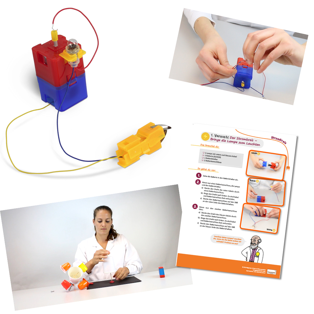 Experimentier-Set "Strom und erneuerbare Energien", 47-tlg.