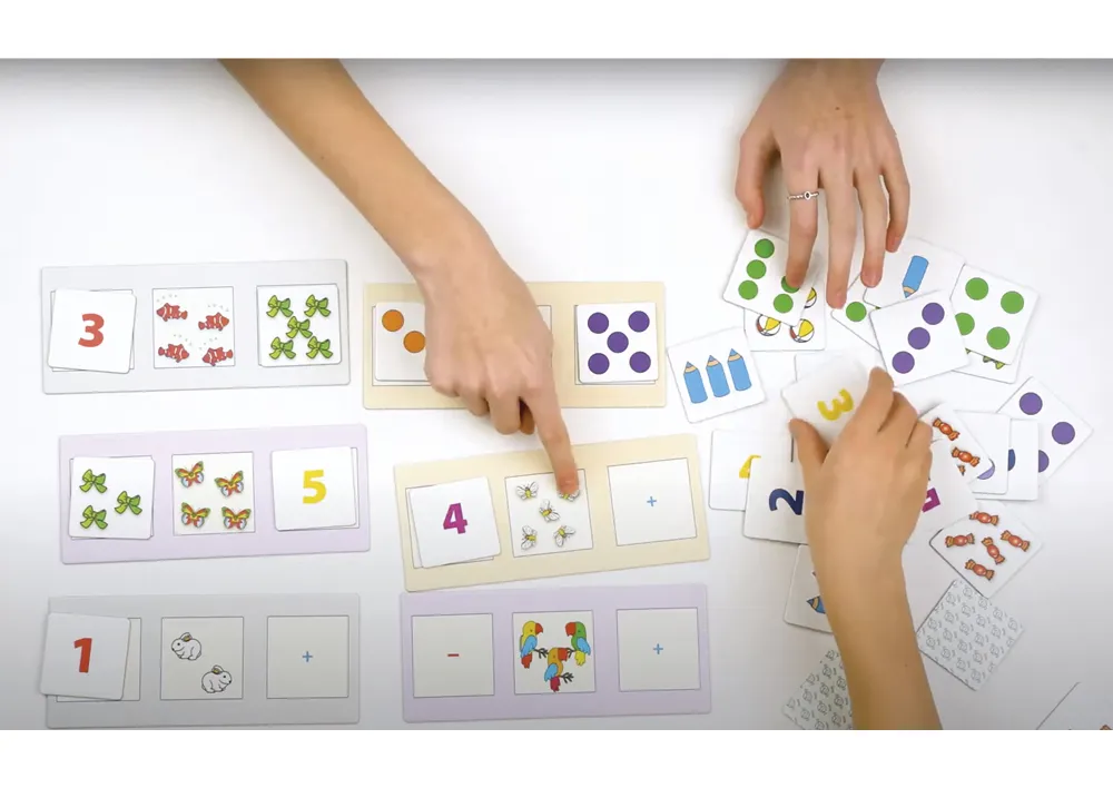 Lernspiel "Einer mehr - Einer weniger", 48-tlg.