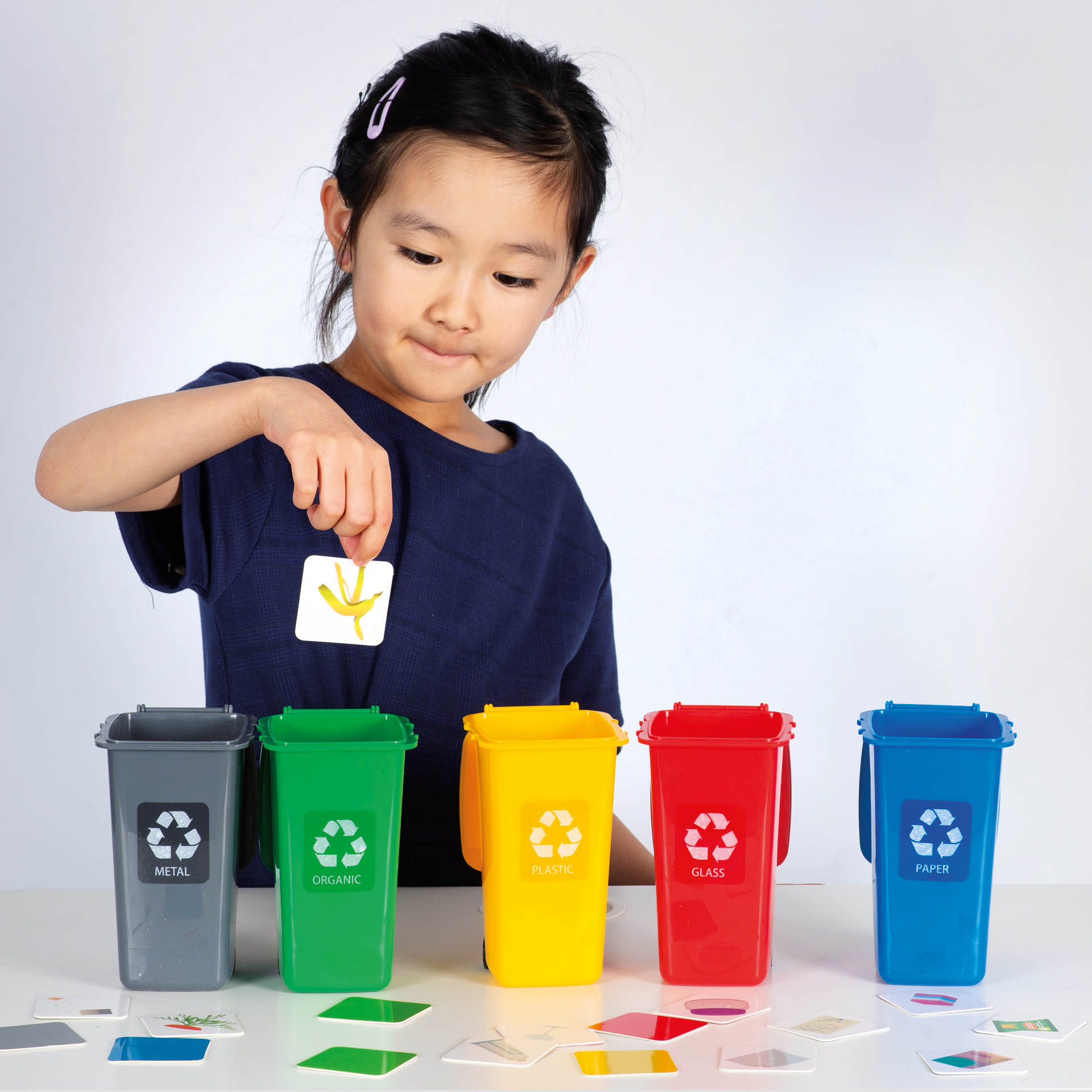 Sada „Recyklační kontejnery“, 105 ks