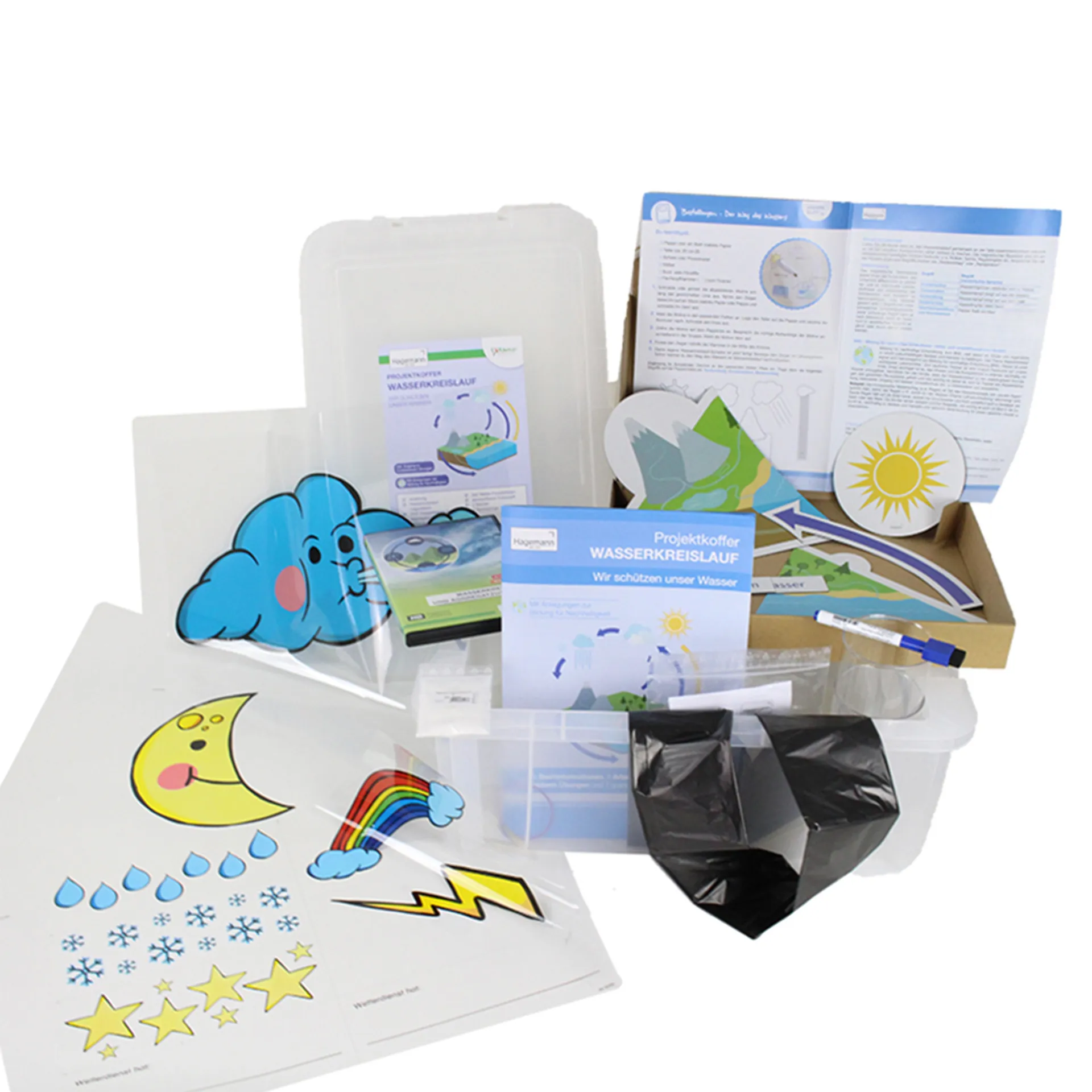 Projektkoffer "Wasserkreislauf: Wir schützen unser Wasser", 43-tlg.