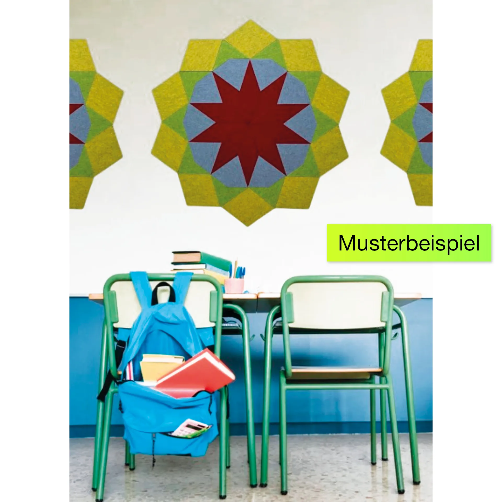 Schallabsorber Silentstar "Sonne", 123x129 cm, 40-tlg. Schallabsorber Silentstar "Sonne", 123x129 cm, 40-tlg.