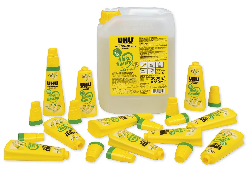 Gruppen-Set UHU Flinke Flasche, lösemittelfrei, 27-tlg.