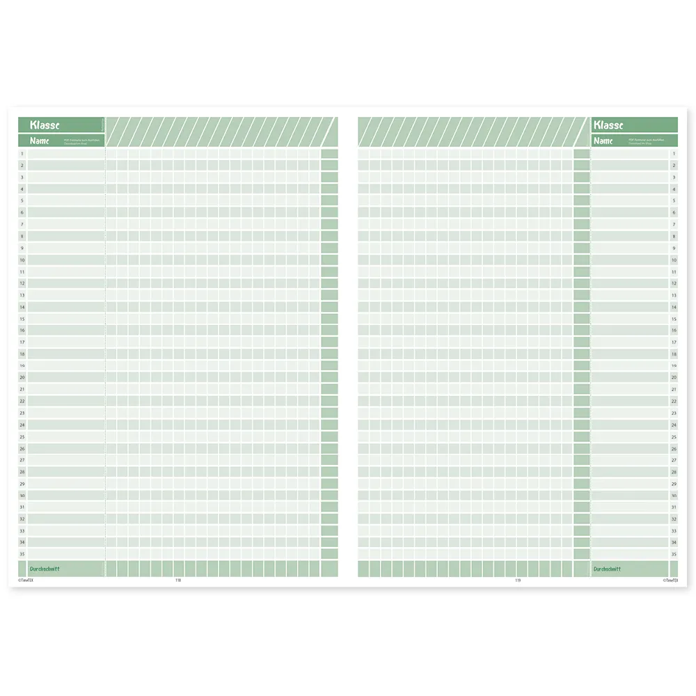 TimeTEX Design-Schulplaner A5-Plus 2025/2026, türkis
