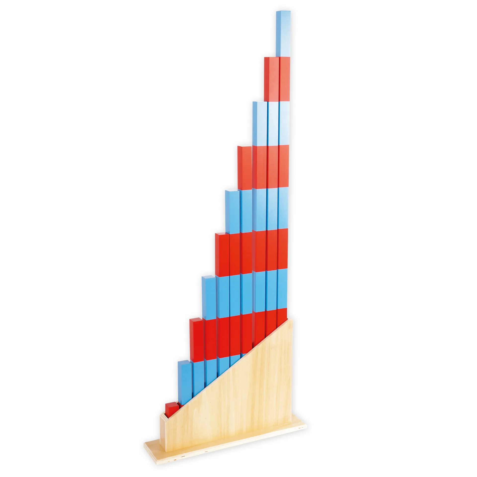 TimeTEX Set Numerische Stangen mit Ständer "Montessori Premium"