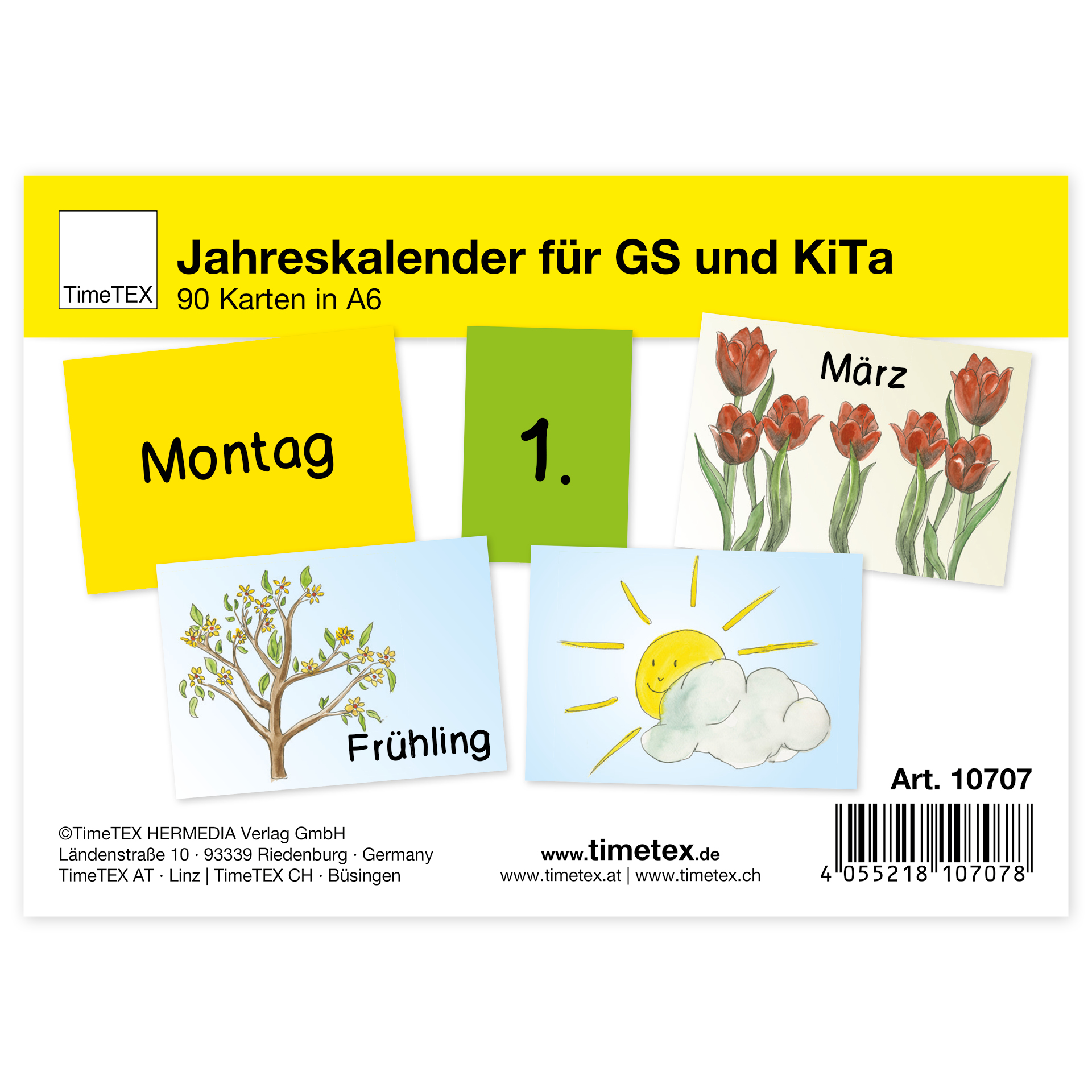 TimeTEX Jahreskalender für Grundschule und Kita