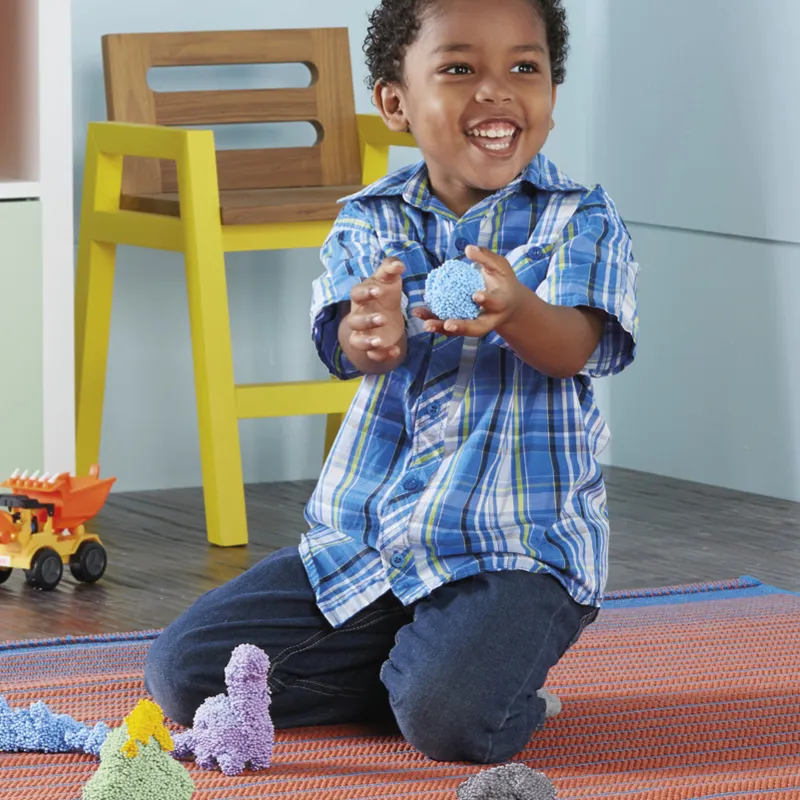 Set Knetperlen, 4 Farben, ca. 20 g