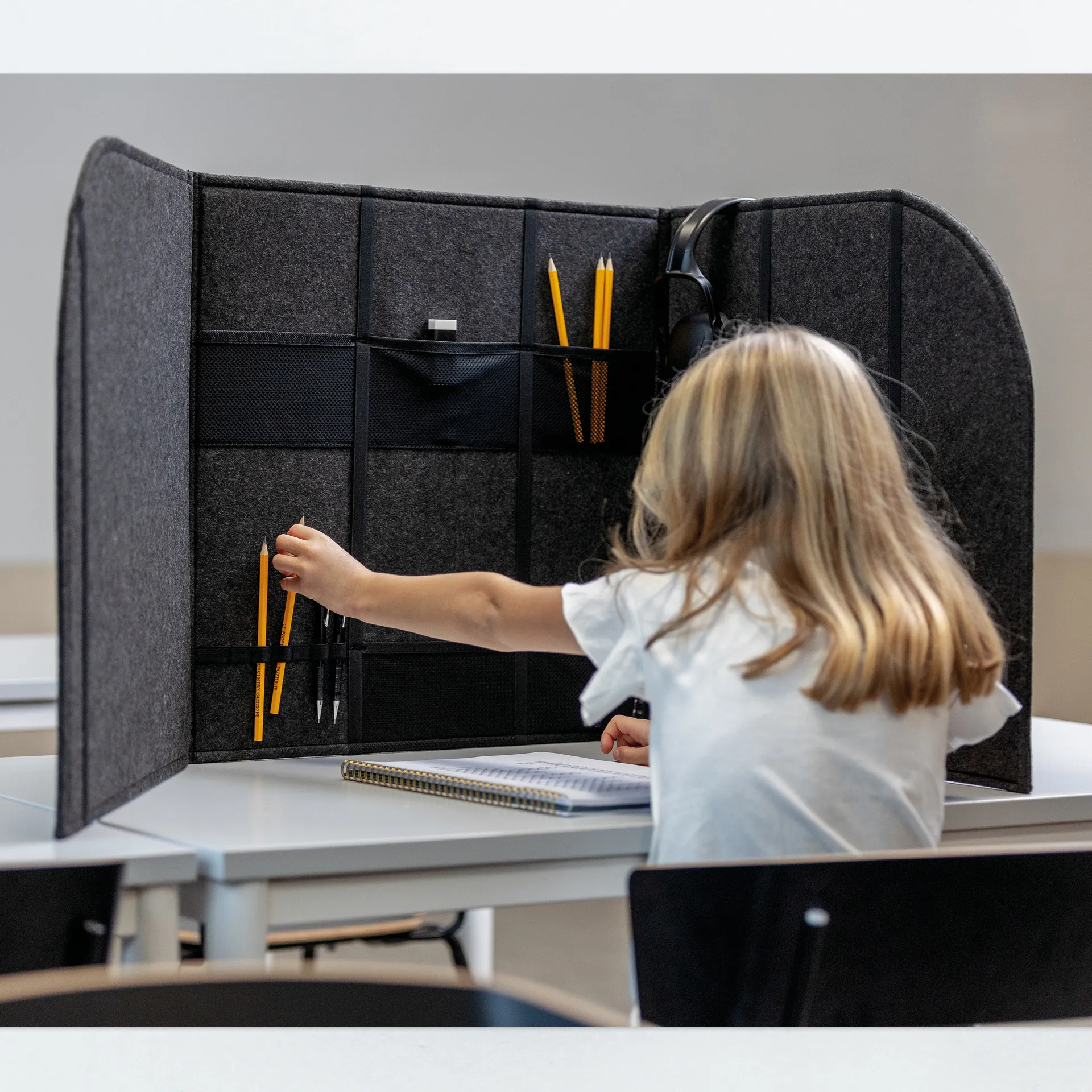 Sichtschutz-Kabine "Deluxe", zusammenklappbar, schalldämpfend