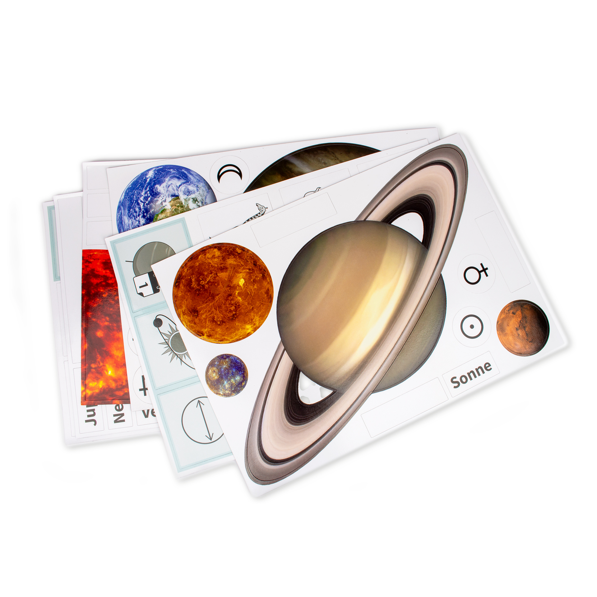 Planeten und Sonnensystem, magnetisch, 73-tlg.