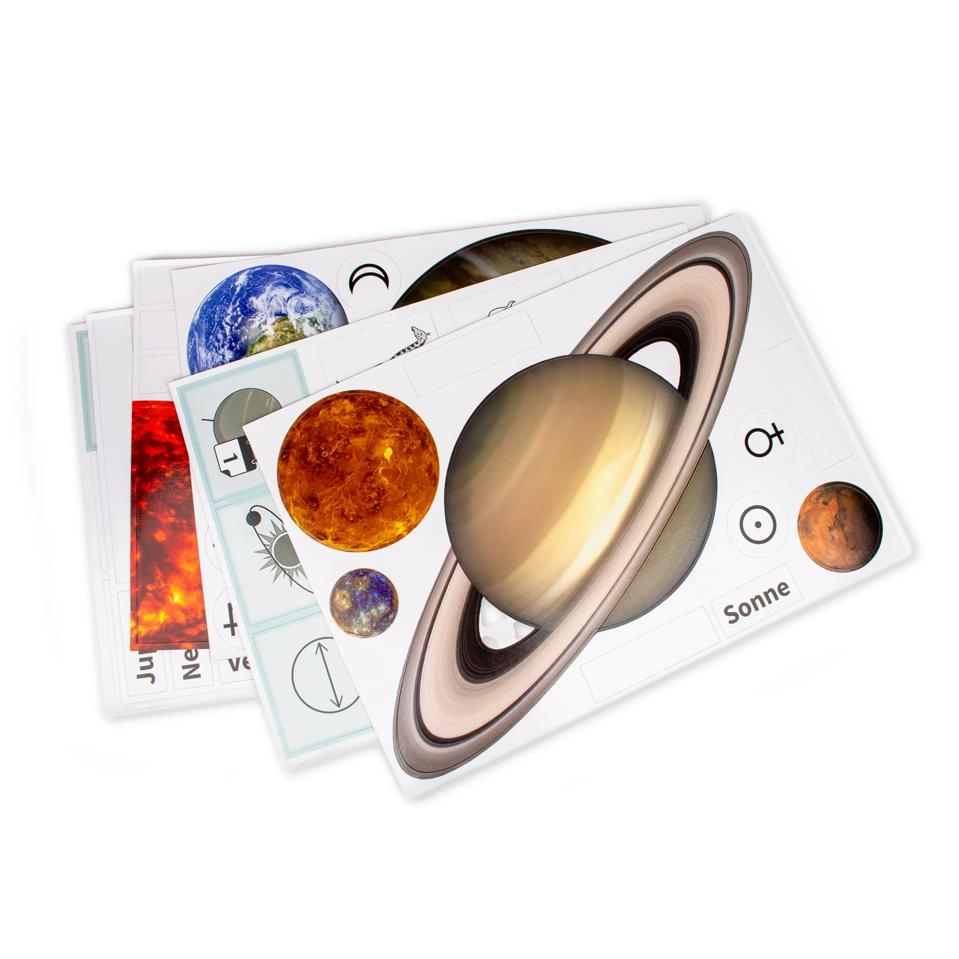 Planeten und Sonnensystem, magnetisch, 73-tlg.