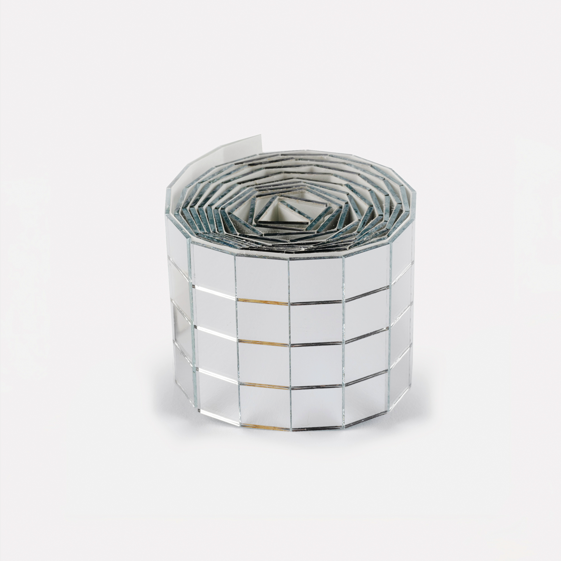 Spiegelsteine Mirror Tile Rolls, 10x10 mm, 800 Stück