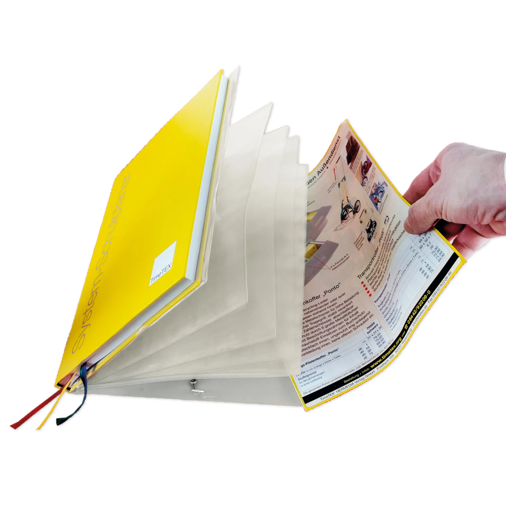 Systeem-schoolplannerset 2026/2027 A4-plus, geel