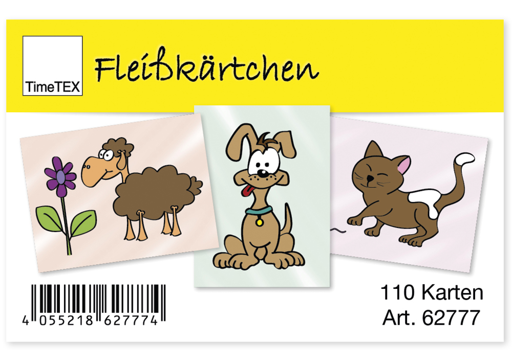 Fleißkärtchen, 110 Karten im Etui