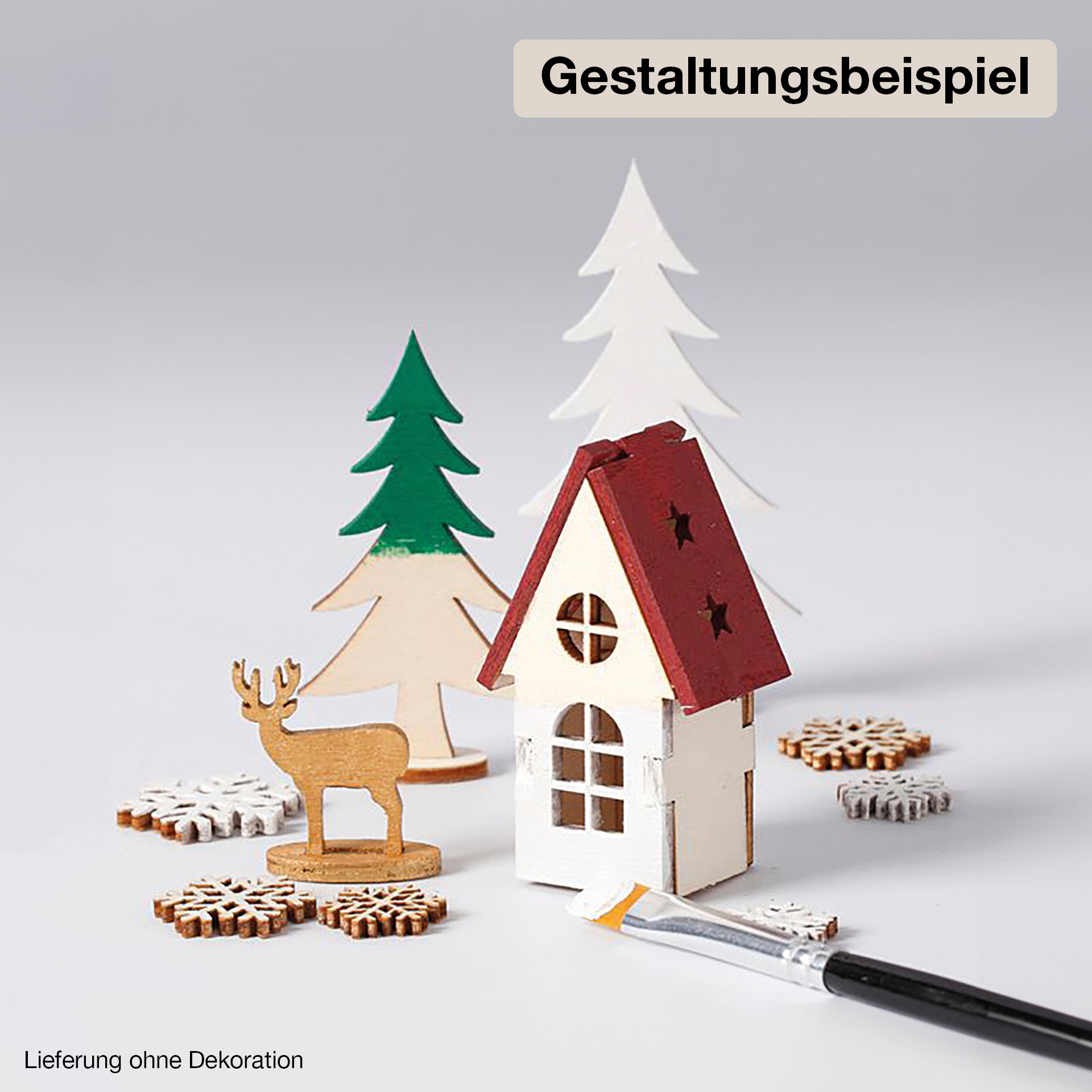 Bastelset Holzfiguren "Winterzauber"