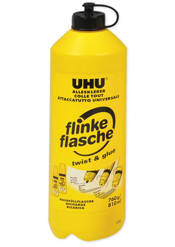 UHU Flinke Flasche Nachfüllflasche, 760 g