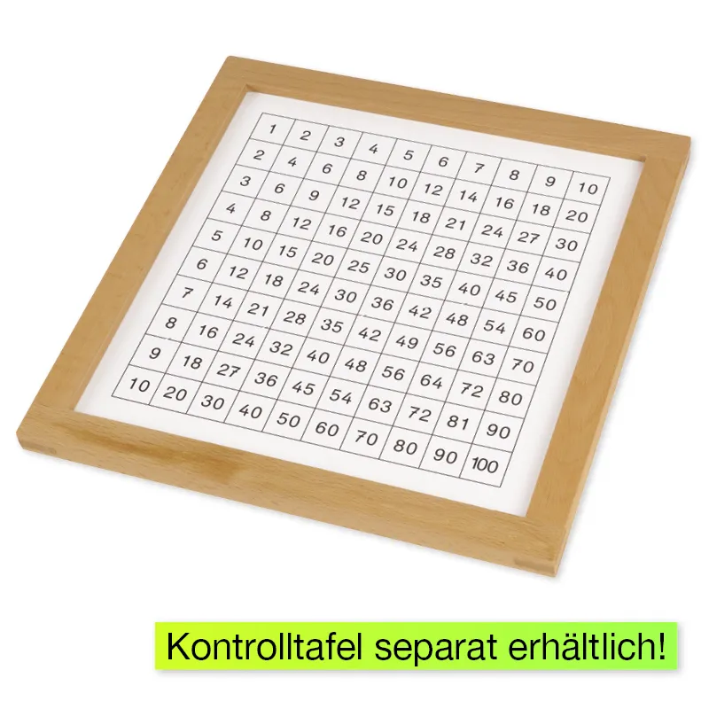 TimeTEX pythagorasbord "Montessori Premium"