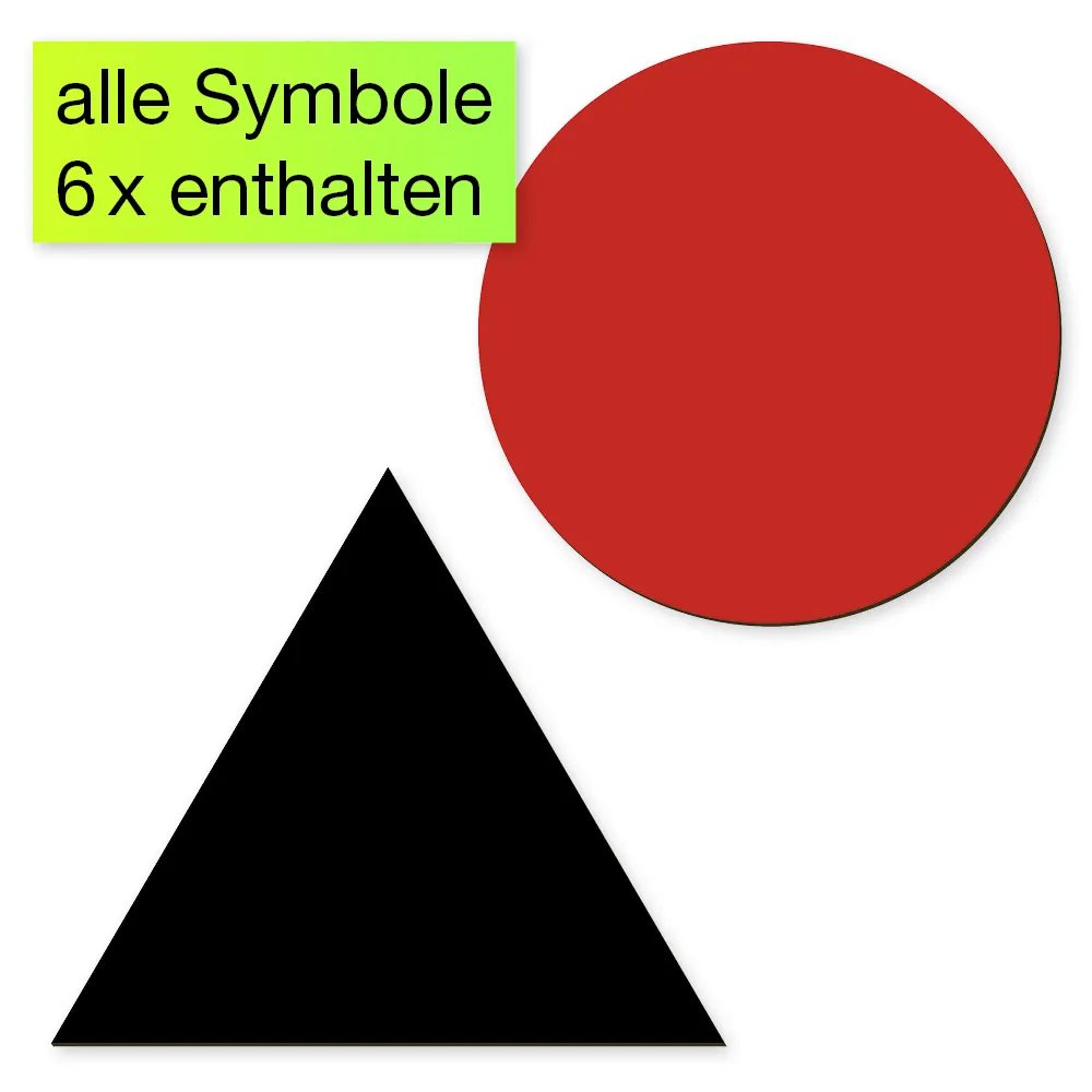 Taalsymbolen, magnetisch, 60-delige set in box "Montessori Premium"