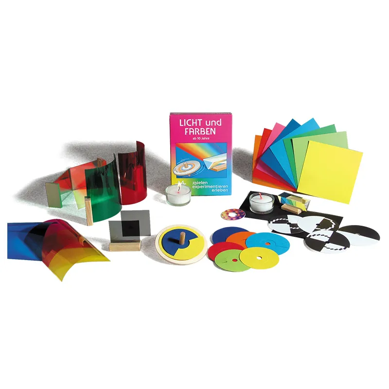 Experimentier-Set "Licht und Farben", 58-tlg.
