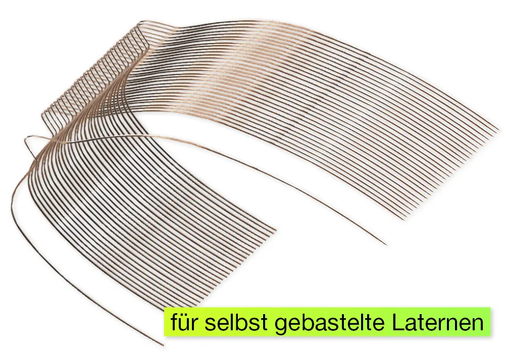 Laternen-Drahtbügel, 100-tlg.