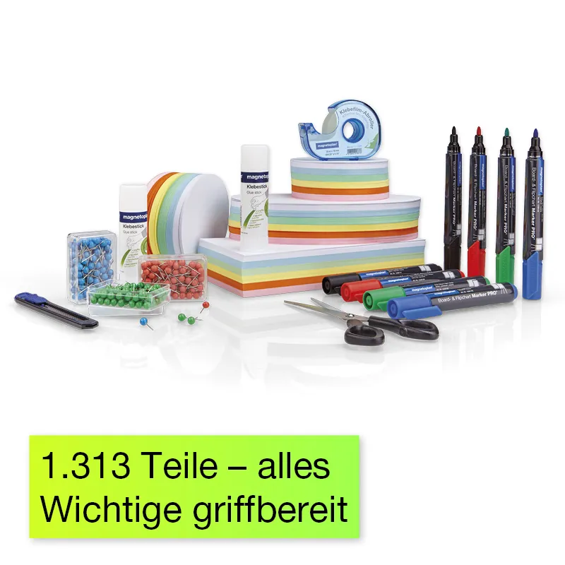 Moderations-Tasche "Schule", 1.313-tlg.