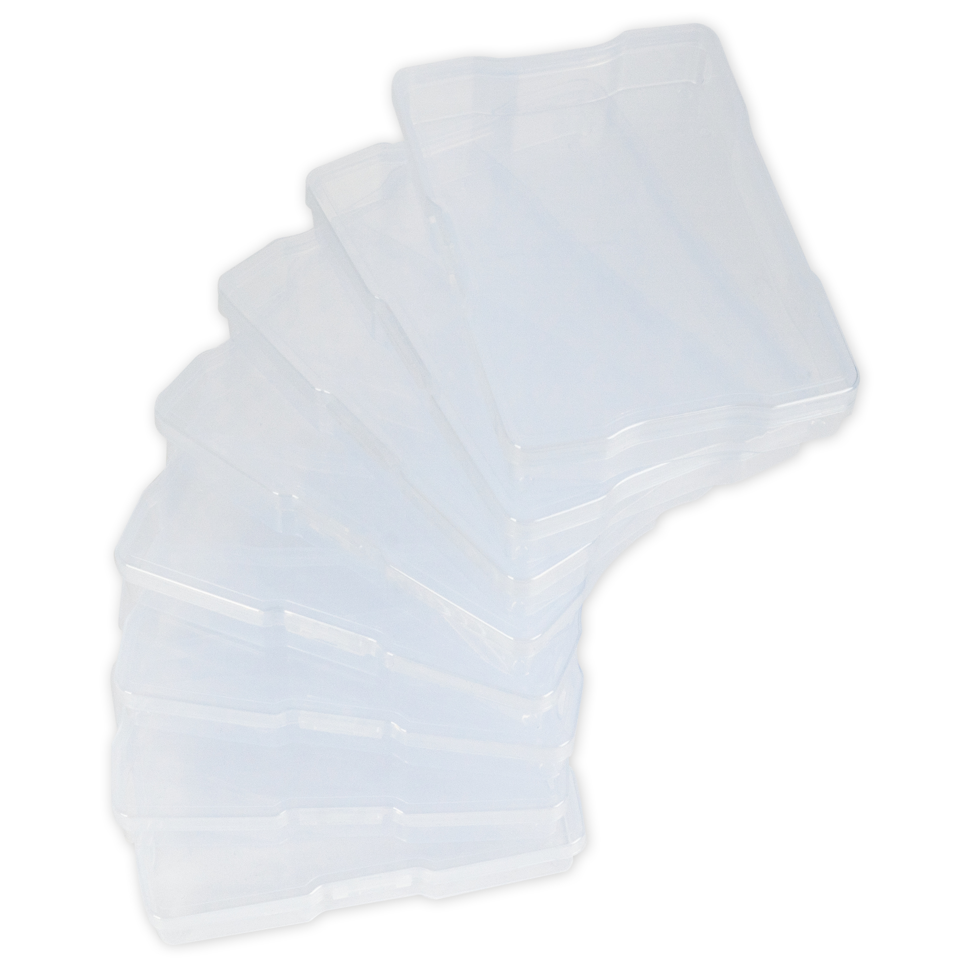 TimeTEX Klappdeckel-Boxen im Koffer, transparent, 17-tlg.