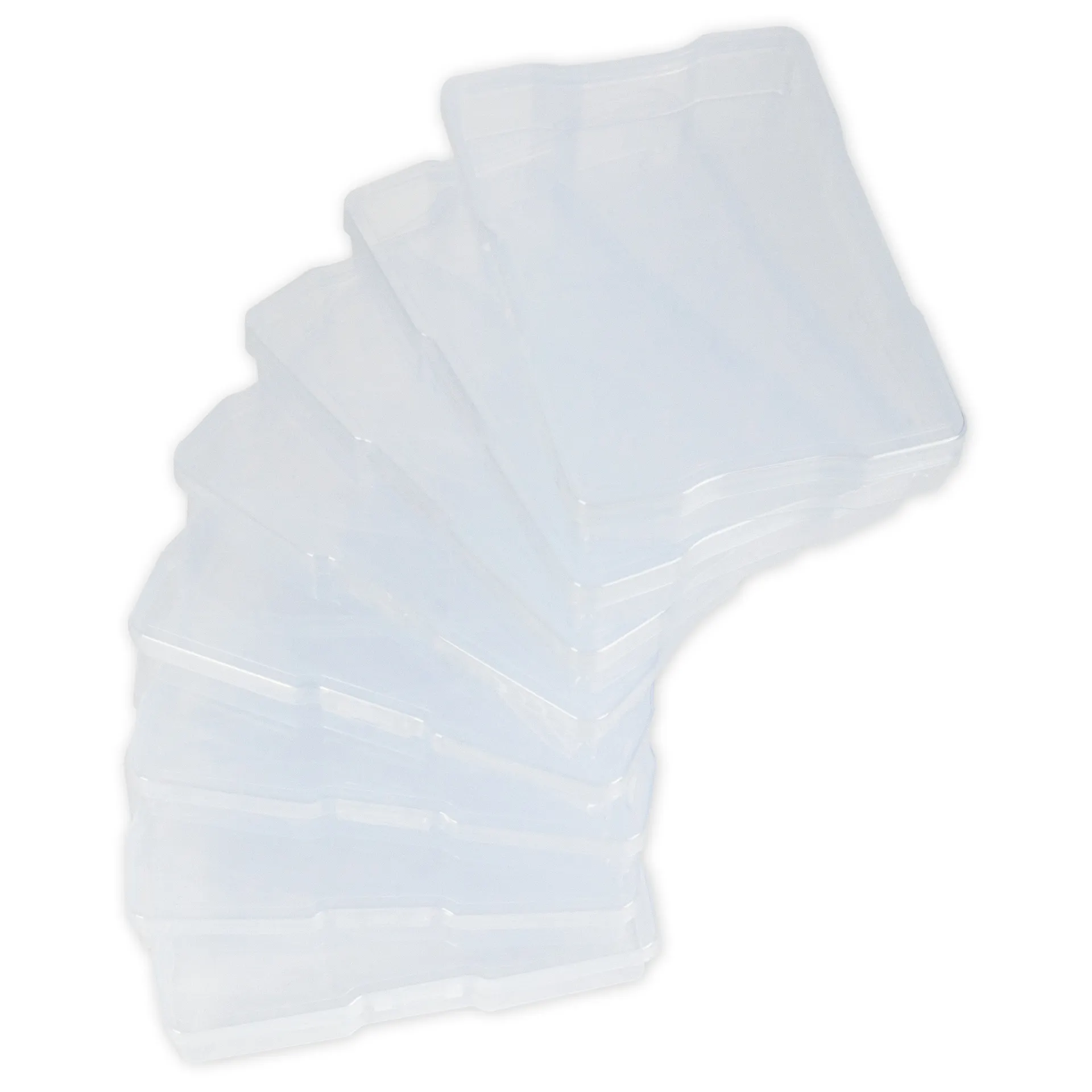 TimeTEX Klappdeckel-Boxen im Koffer, transparent, 17-tlg.