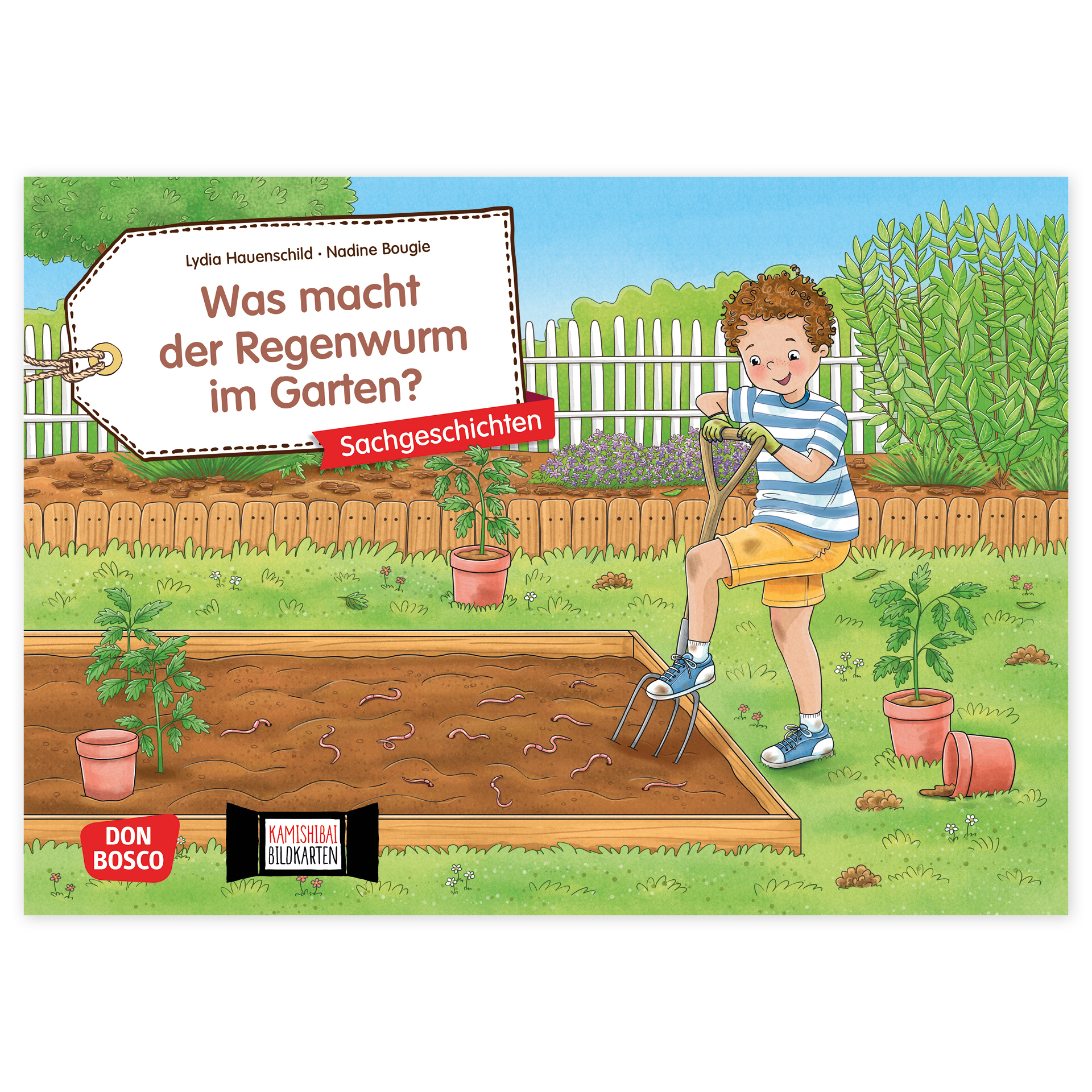 TimeTEX Bildergeschichten-Karten "Was macht der Regenwurm im Garten?", 12-tlg.