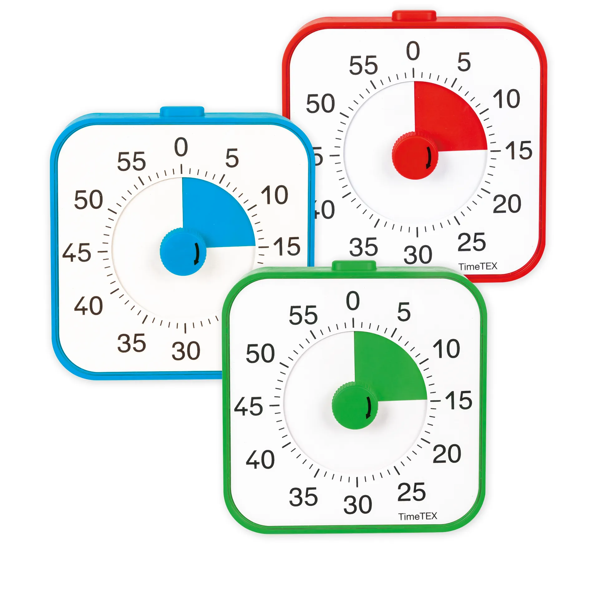 TimeTEX Zeitdauer-Uhr „lautlos“ ColorLINE, mit Pausentaste