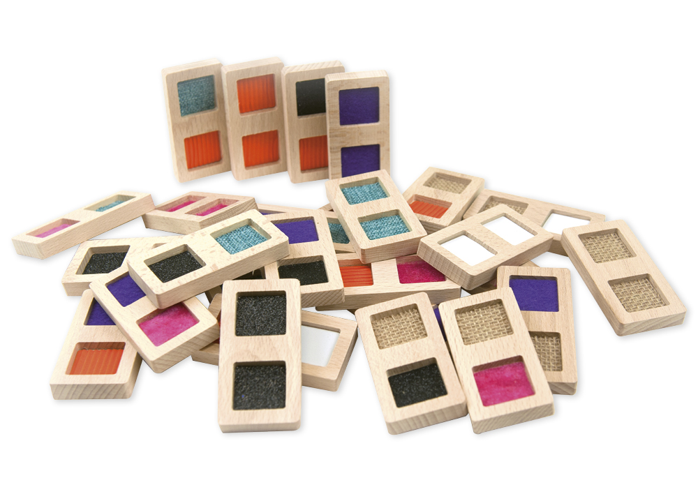 Tast-Domino "Textur", 29-tlg.