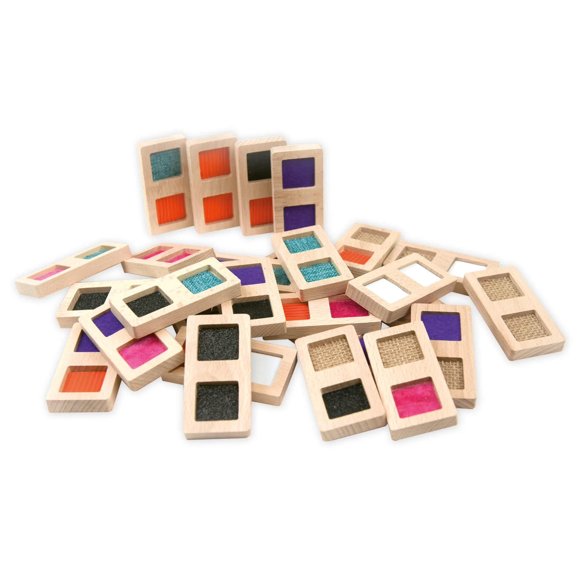 Domino sensoriel « Textures », 29 pcs