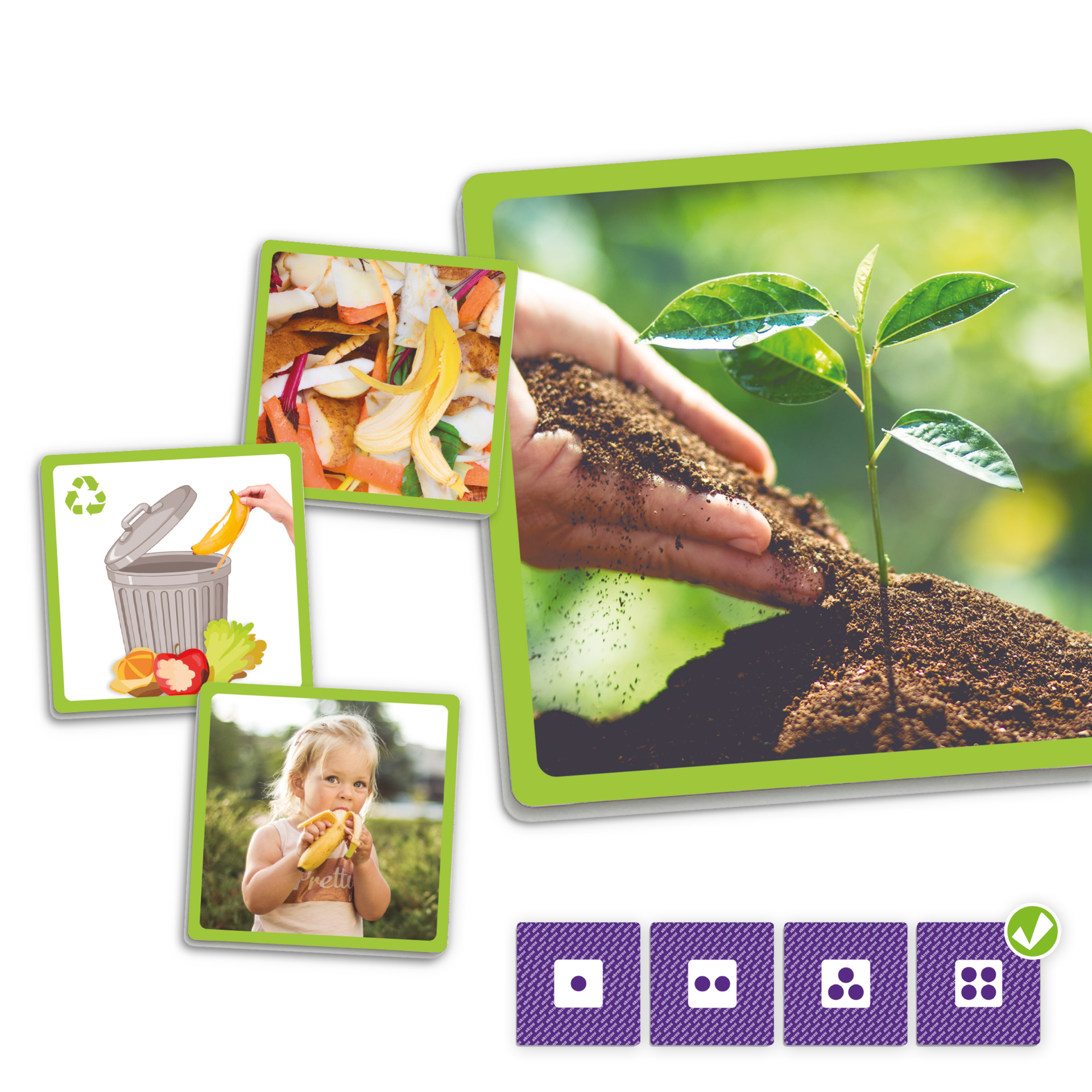 Hagemann Set "Recycling-Abläufe", Bildfolgen im Koffer