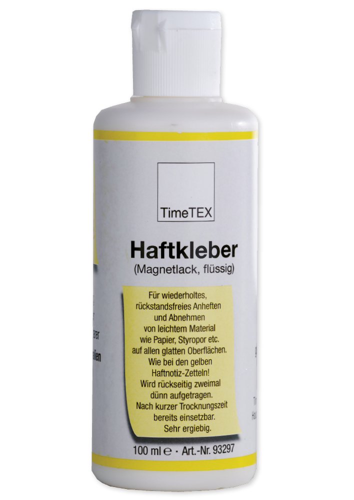 TimeTEX Haftkleber-Dosierflasche (Magnet-Lack) 100 ml