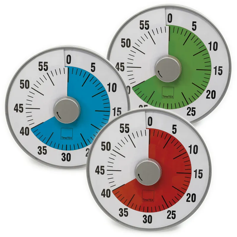 TimeTEX Zeitdauer-Uhr "lautlos" L, 19 cm ø