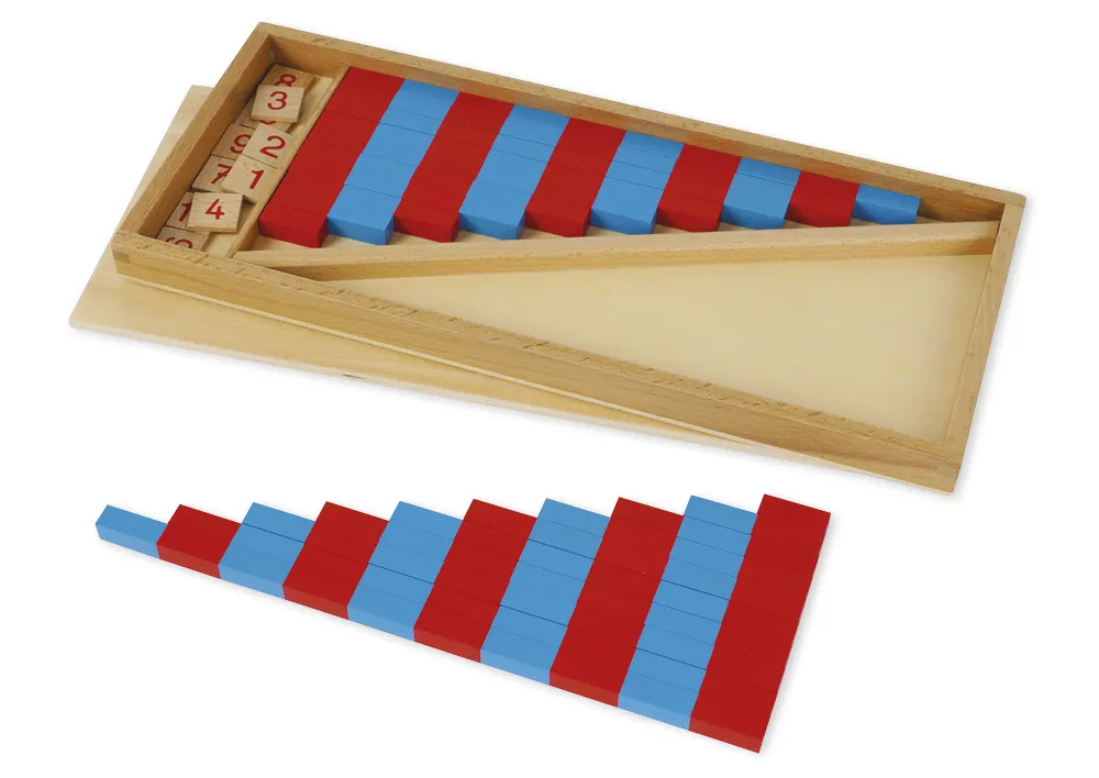TimeTEX Malé číselné tyčky "Montessori Premium"