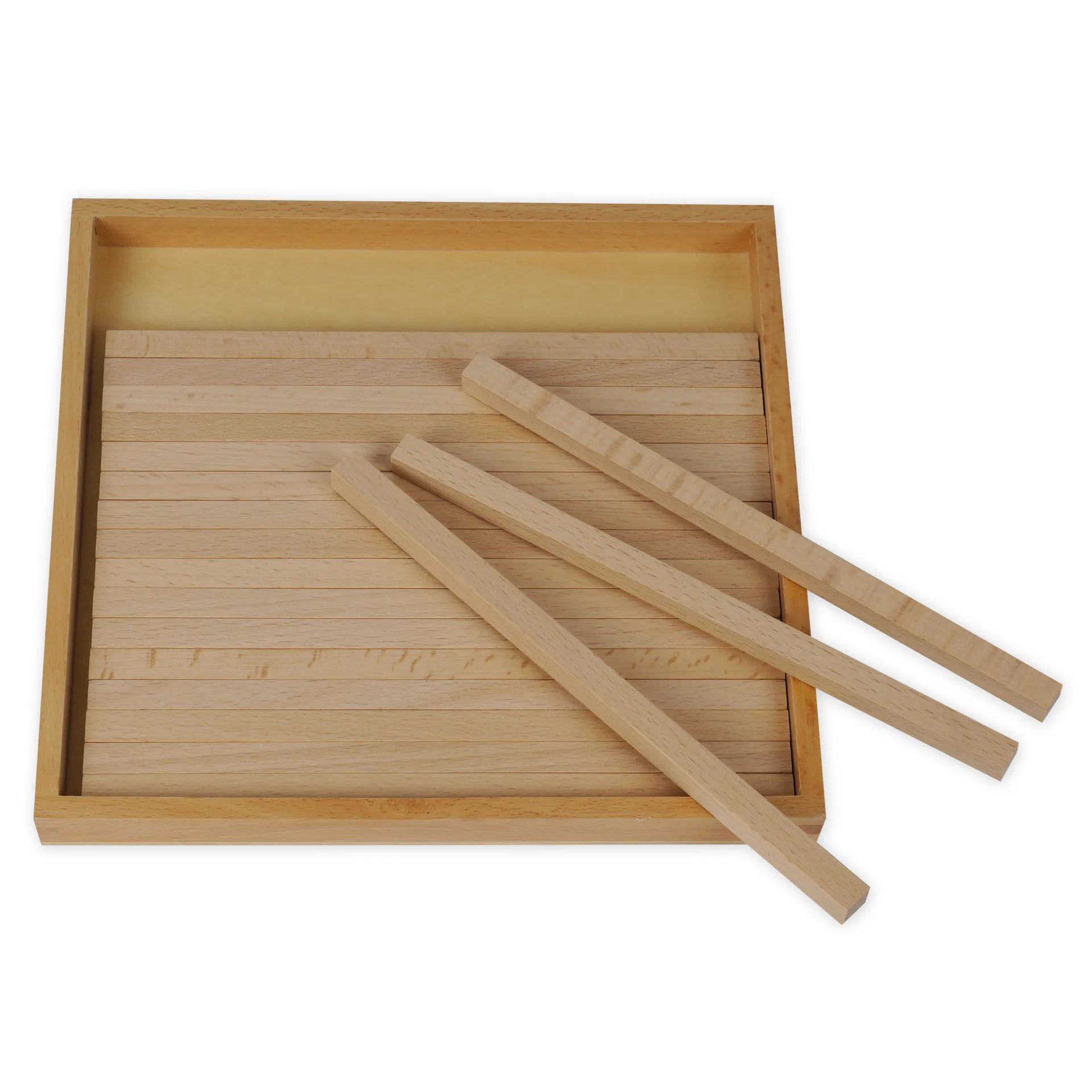 TimeTEX Kasten mit Prismen zur Braunen Treppe "Montessori Premium"