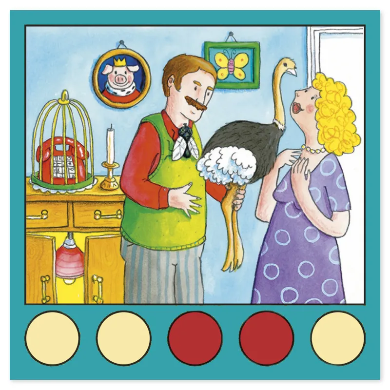 Lernspiel "Quatschhaus", 43-tlg.