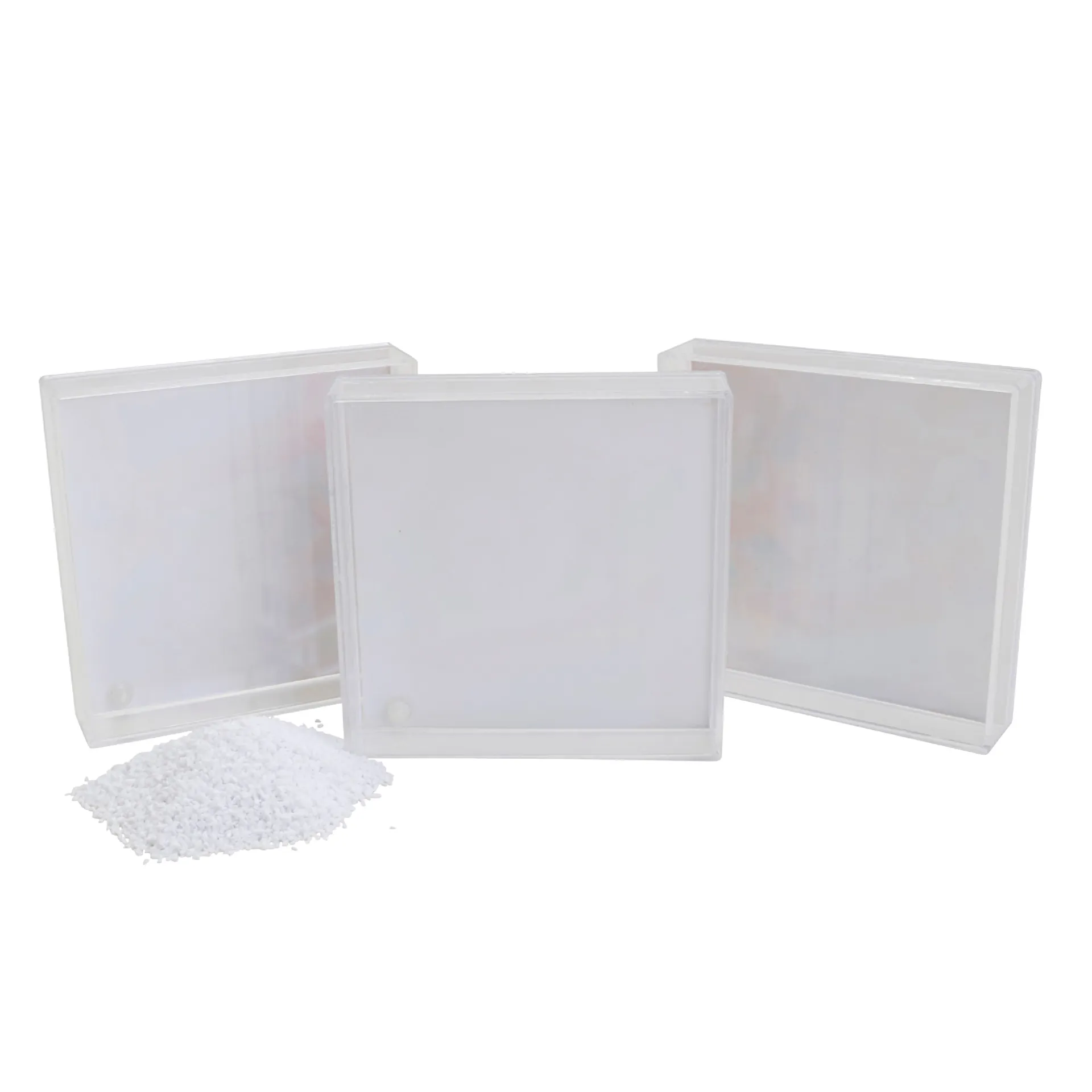 Fotolijst van kunststof, 10,5 x 10,5 cm