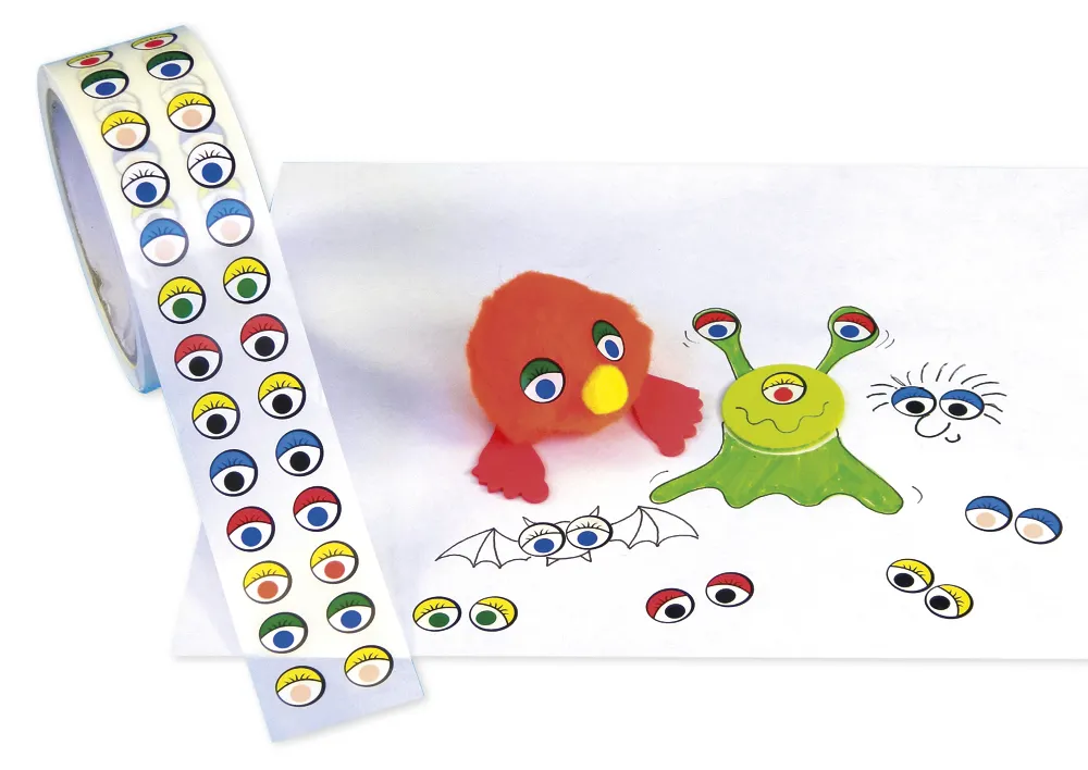Augen-Sticker, Rolle mit 2.000 Stück
