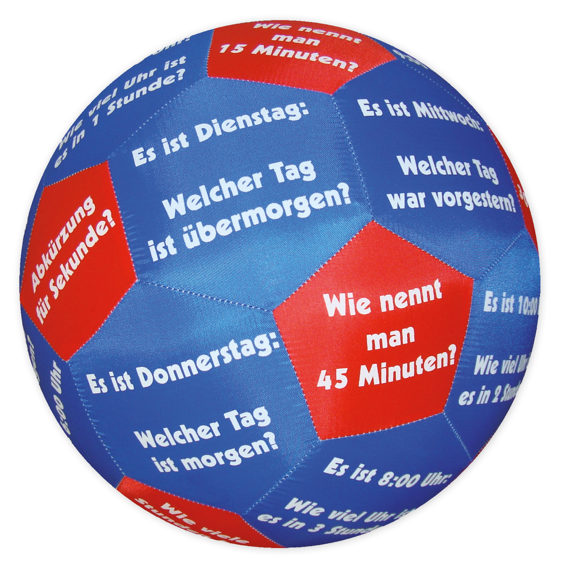 Aktivitetsboll "Pello" - Tid och dagar i veckan