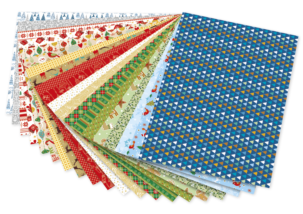 Hagemann Block Motivkarton "Weihnachten" 24x34 cm, 20 Blatt