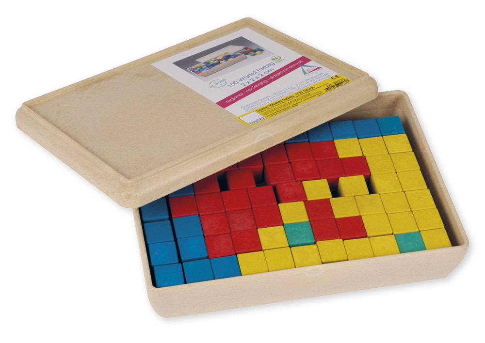 Soma houten kubussen, 150 losse kubussen, RE-Wood Soma houten kubussen, 150 losse kubussen, RE-Wood