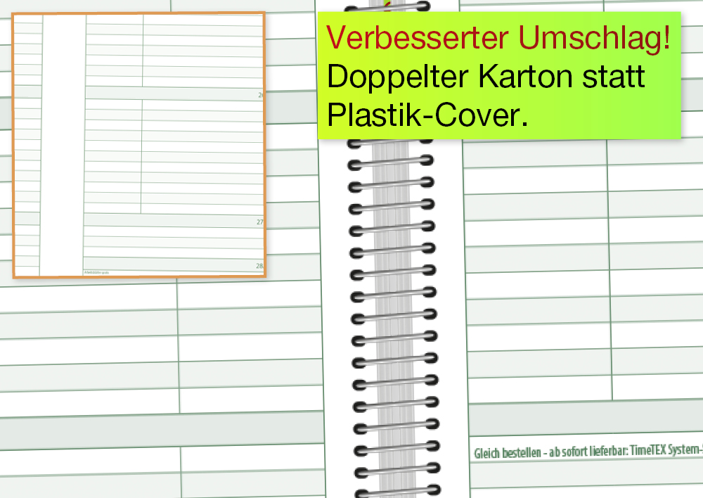 System-Schulplaner-Set 2025/2026 A4-Plus, grün, mit Klick-Schutz-Cover System-Schulplaner-Set 2025/2026 A4-Plus, grün, mit Klick-Schutz-Cover
