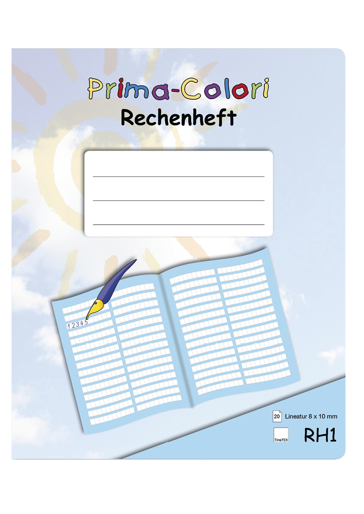 TimeTEX Prima-Colori Rechenheft RH1a