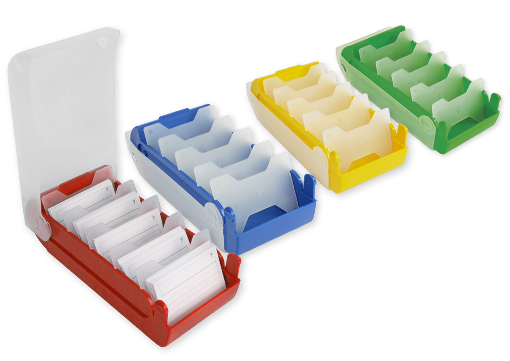 Boîte de classement en plastique, format A8