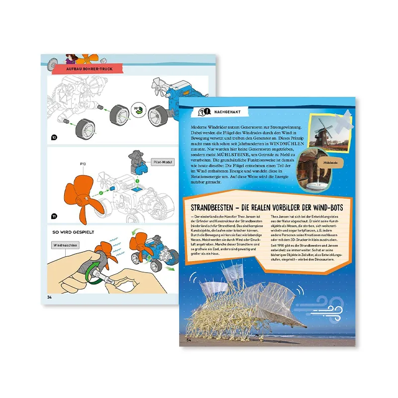 KOSMOS Experimentier-Kasten "Wind Bots: Erlebe den Wind als Energiequelle"