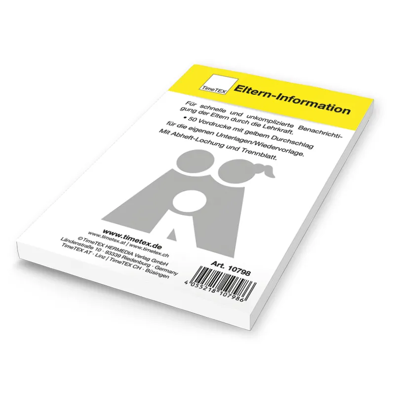 Block Eltern-Informationen A6, 50 Blatt mit Durchschlag