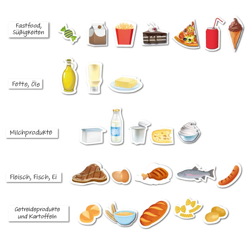 Magneți cu produse alimentare, 53 de piese