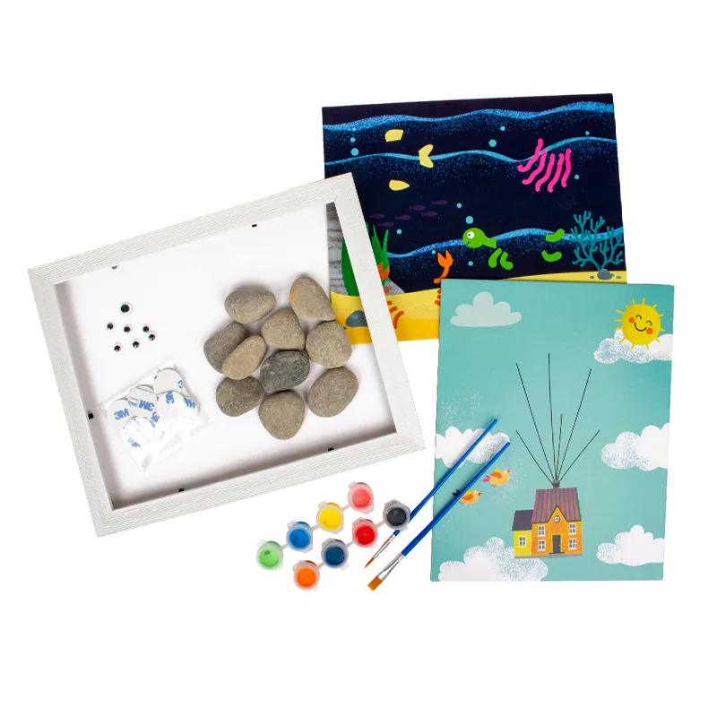 Bastelset "Kreative Steinbilder", 25-tlg.