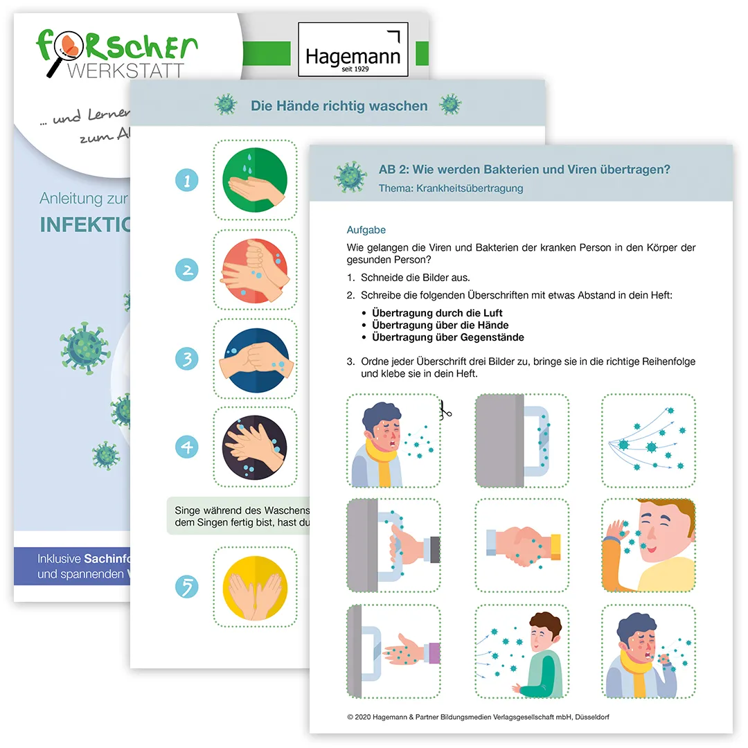 Experimentier-Box "Infektionsschutz", 81-tlg.