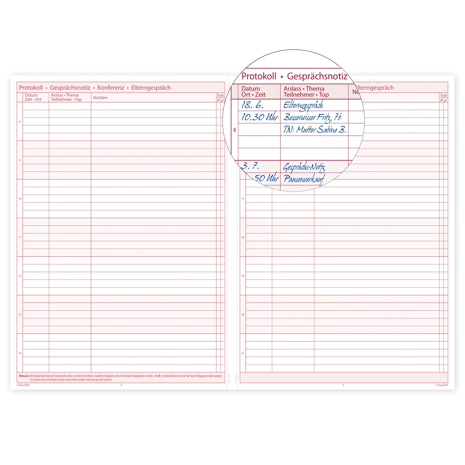 TimeTEX skolanteckningsbok A4