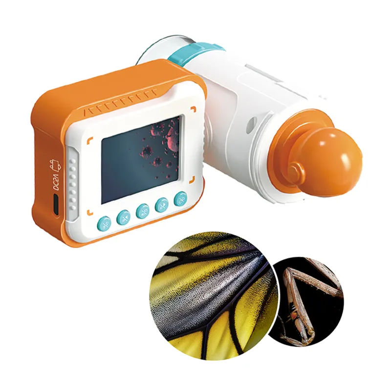 Lern-Mikroskop, 1000-fach, mit Bildschirm, 21-tlg.